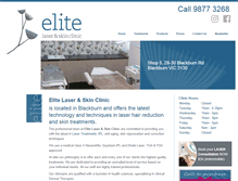 Tablet Screenshot of elitelaser.com.au